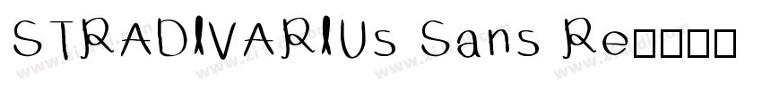STRADIVARIUs Sans Re字体转换